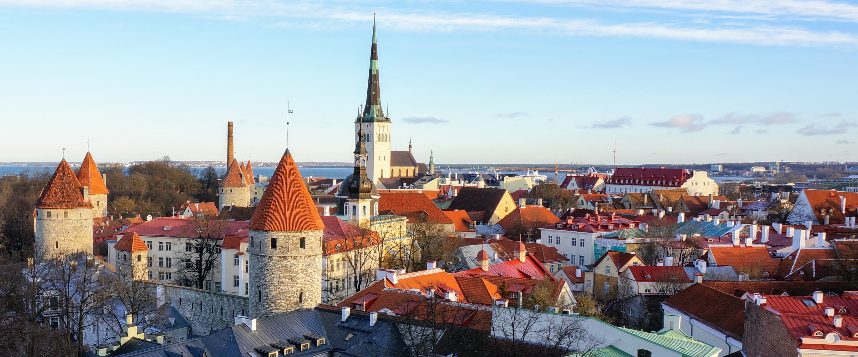 Foto av staden Tallinn