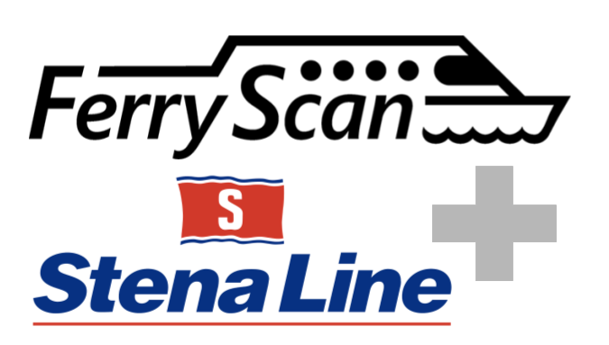 „FerryScan“ ir „Stena Line“ logotipai